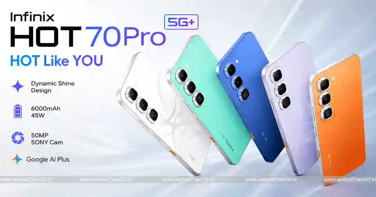 Infinix Hot 70 Pro Global Launch: सेकेंडरी LED डिस्प्ले और 6000mAh बैटरी वाला नया बजट 5G फोन