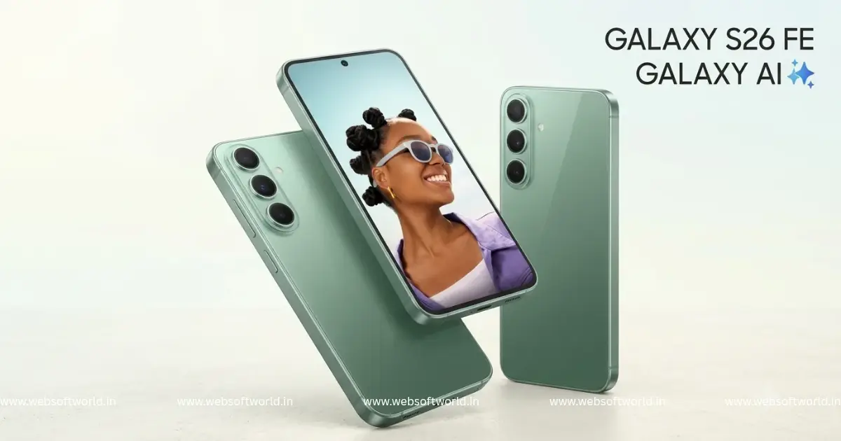 Samsung Galaxy S26 FE हुआ लॉन्च, 50MP कैमरा, Exynos 2500 और 7 साल के अपडेट के साथ जानें कीमत और फीचर्स