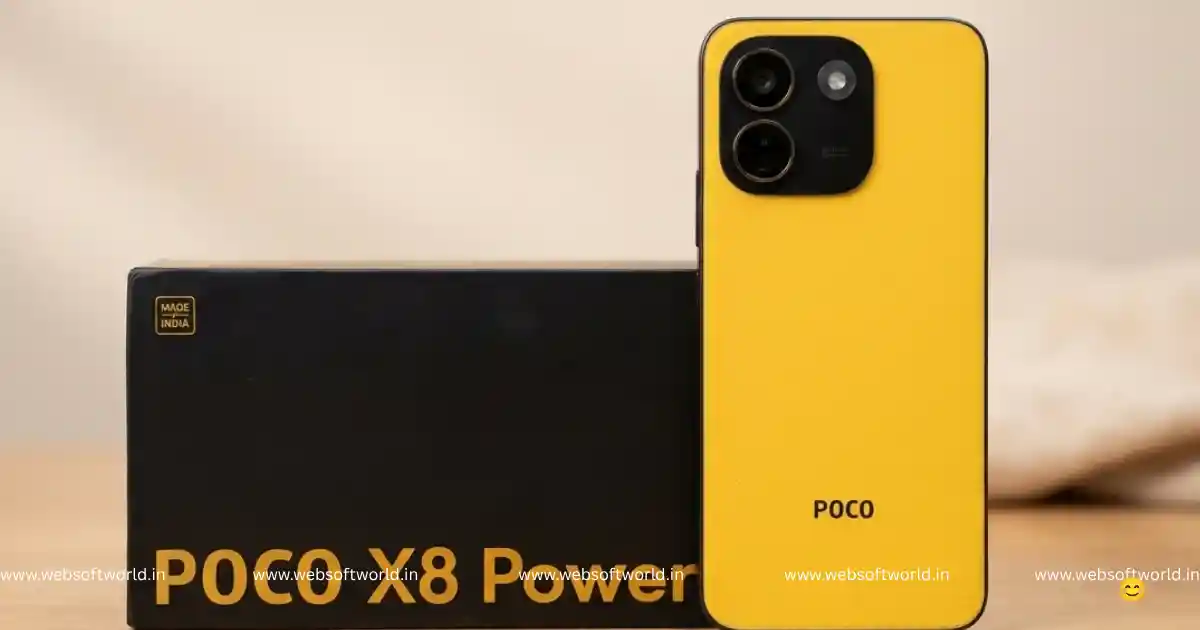 Home 3 Xiaomi Poco X8 Power 5G: 10,000mAh Battery, 100W Charging और 50MP Camera, कीमत सिर्फ ₹35,999