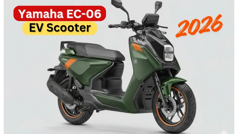 169KM रेंज और Gogoro बैटरी! Yamaha EC-06 EV Scooter ने Ola-Ather की टेंशन बढ़ा दी