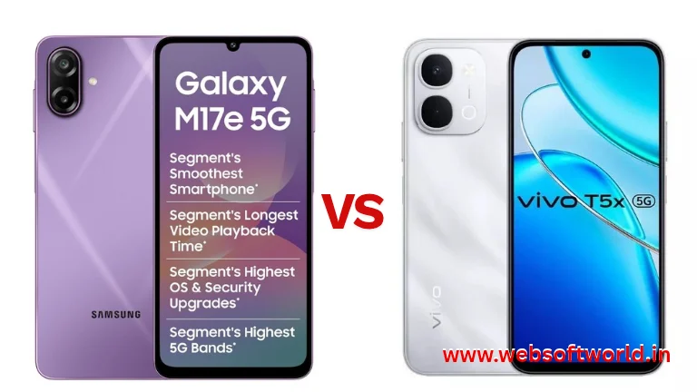 Samsung M17e 5G vs Vivo T5x 5G