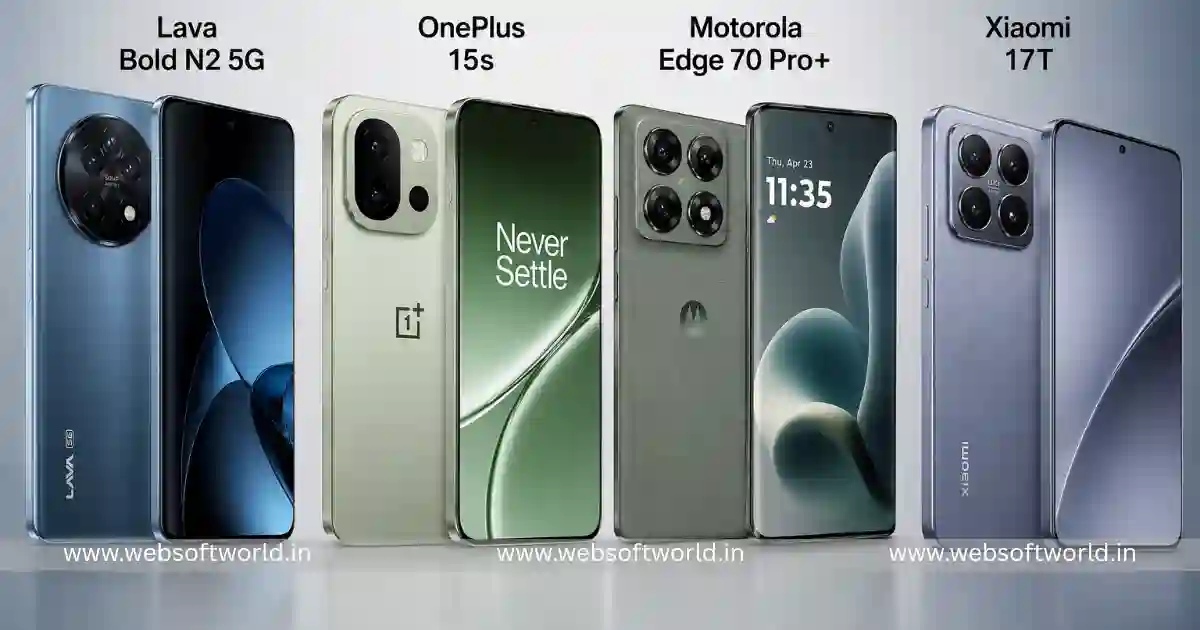 Upcoming Smartphones June 2026: Xiaomi 17T, Motorola Edge 70 Pro+ और OnePlus 15s की धमाकेदार एंट्री, देखें पूरी लिस्ट