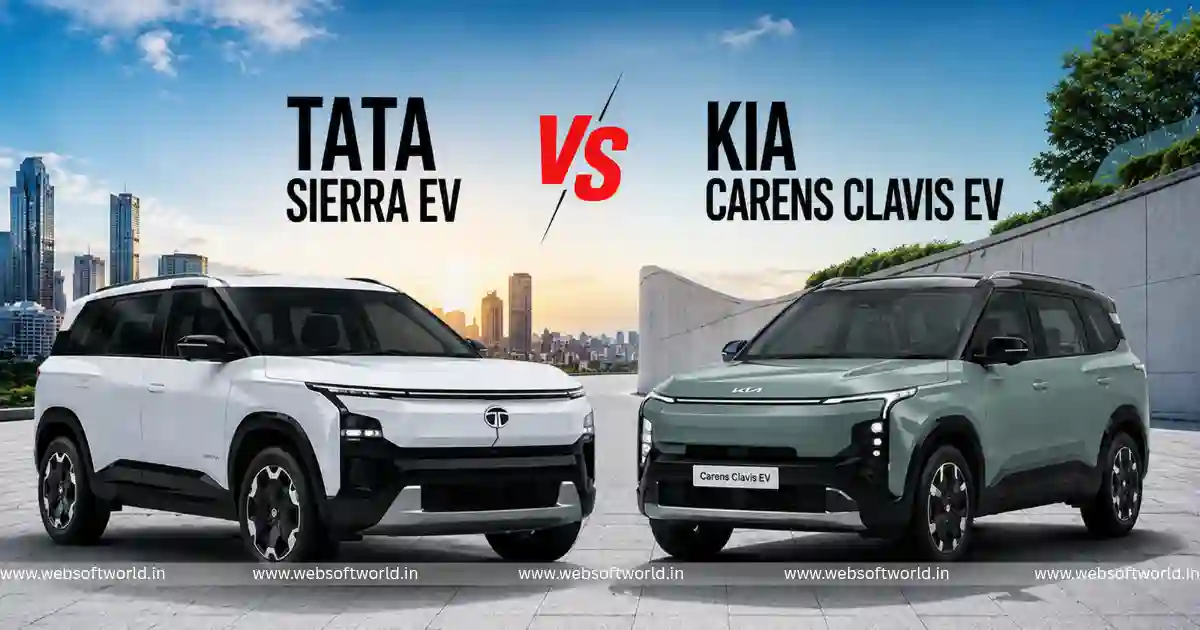 Tata Sierra EV Vs Kia Carens Clavis EV: कौन सी इलेक्ट्रिक SUV है बेहतर? फीचर्स, रेंज और कीमत का पूरा मुकाबला