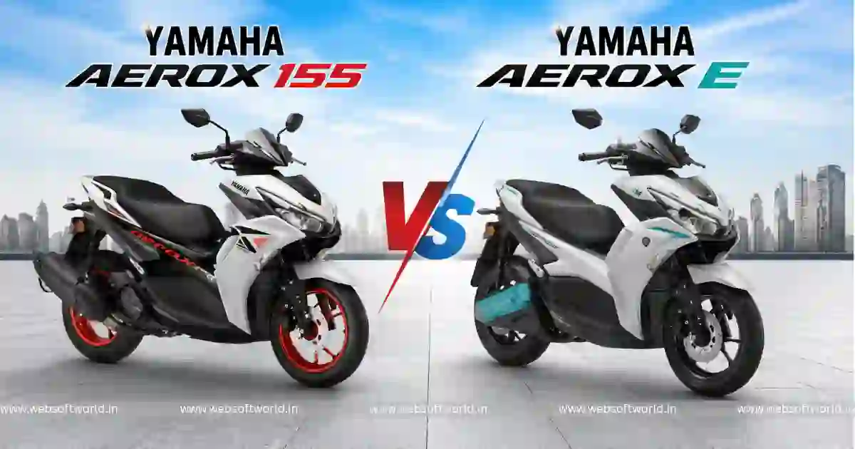 Yamaha Aerox 155 vs Aerox E? कीमत, रेंज, रनिंग कॉस्ट और फीचर्स की पूरी तुलना 2 Yamaha Aerox 155 vs Aerox E? कीमत, रेंज, रनिंग कॉस्ट और फीचर्स की पूरी तुलना