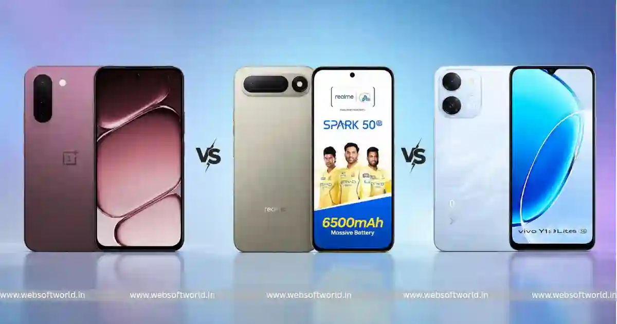 OnePlus N6x vs Vivo T5 Lite 5G vs Tecno Spark 50 5G: ₹20,000 में कौन सा 5G फोन है सबसे बेस्ट?