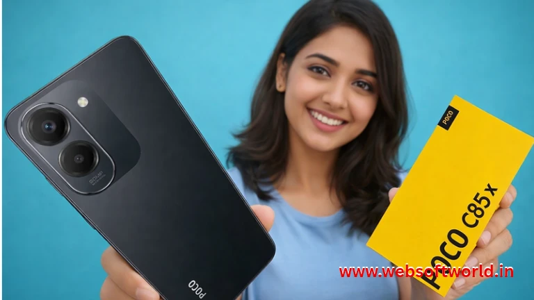 ₹10,000 के बजट में धांसू 5G फोन! POCO C85x 5G के फीचर्स देखेंगे तो खरीदने का मन कर जाएगा ₹10,000 के बजट में धांसू 5G फोन! POCO C85x 5G के फीचर्स देखेंगे तो खरीदने का मन कर जाएगा